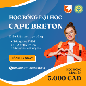Học bổng trường Cape Breton University